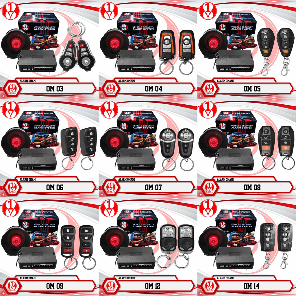 Alarm Mobil Anti Maling Remote Universal Omami Best Quality