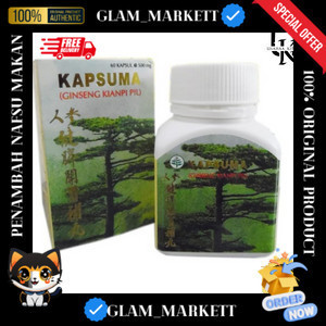 

PROMO GUNCANG 7.7 SALEEE !!! Ready Stok Siap Kirim kapsuma USAHA KITAA - (Original BPOM) Kianpi Pil Ginseng Kapsuma - 60 KAPSUL - PENAMBAH NAFSU MAKAN original produkkianpi Original Produk ~Glammarkettt