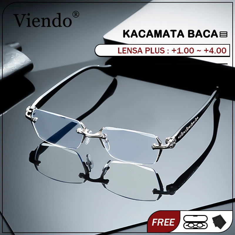 Viendo Kacamata Baca Plus Anti Radiasi Blueray Pria Wanita
Rimless Fashion Kaca Mata Optik 228