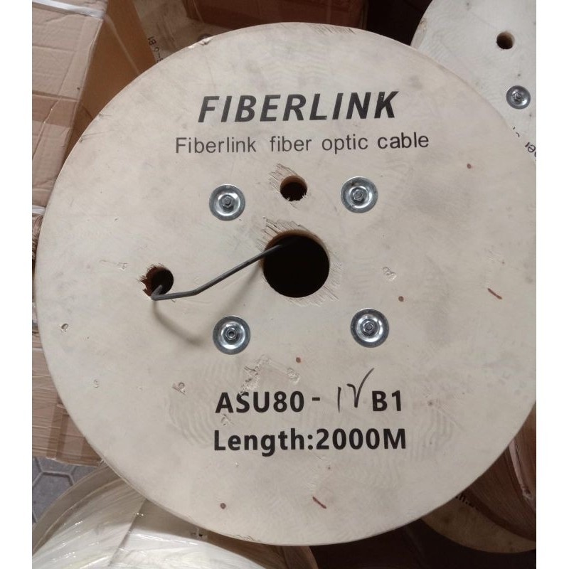 KABEL fiber optik ADSS MINI 12CORE 24CORE FIBERLINK 2000M
