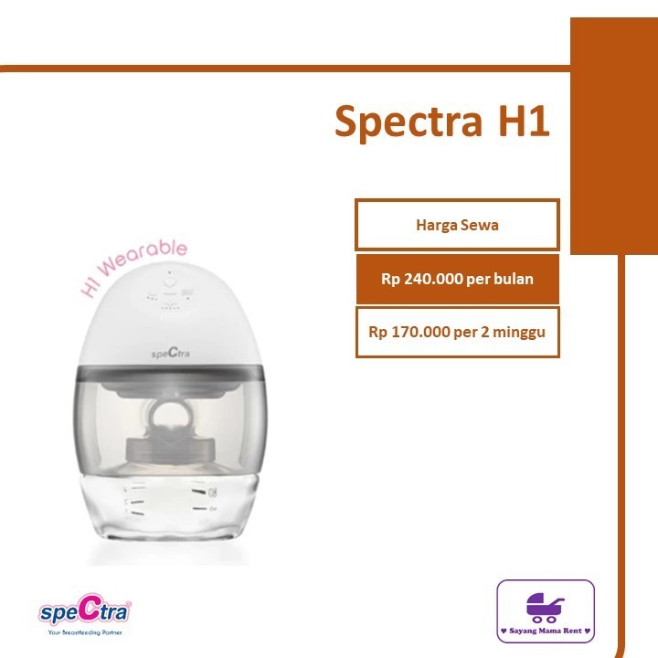 SEWA SPECTRA H1 TERMURAH / SEWA POMPA ASI SPECTRA H1 MURAH
