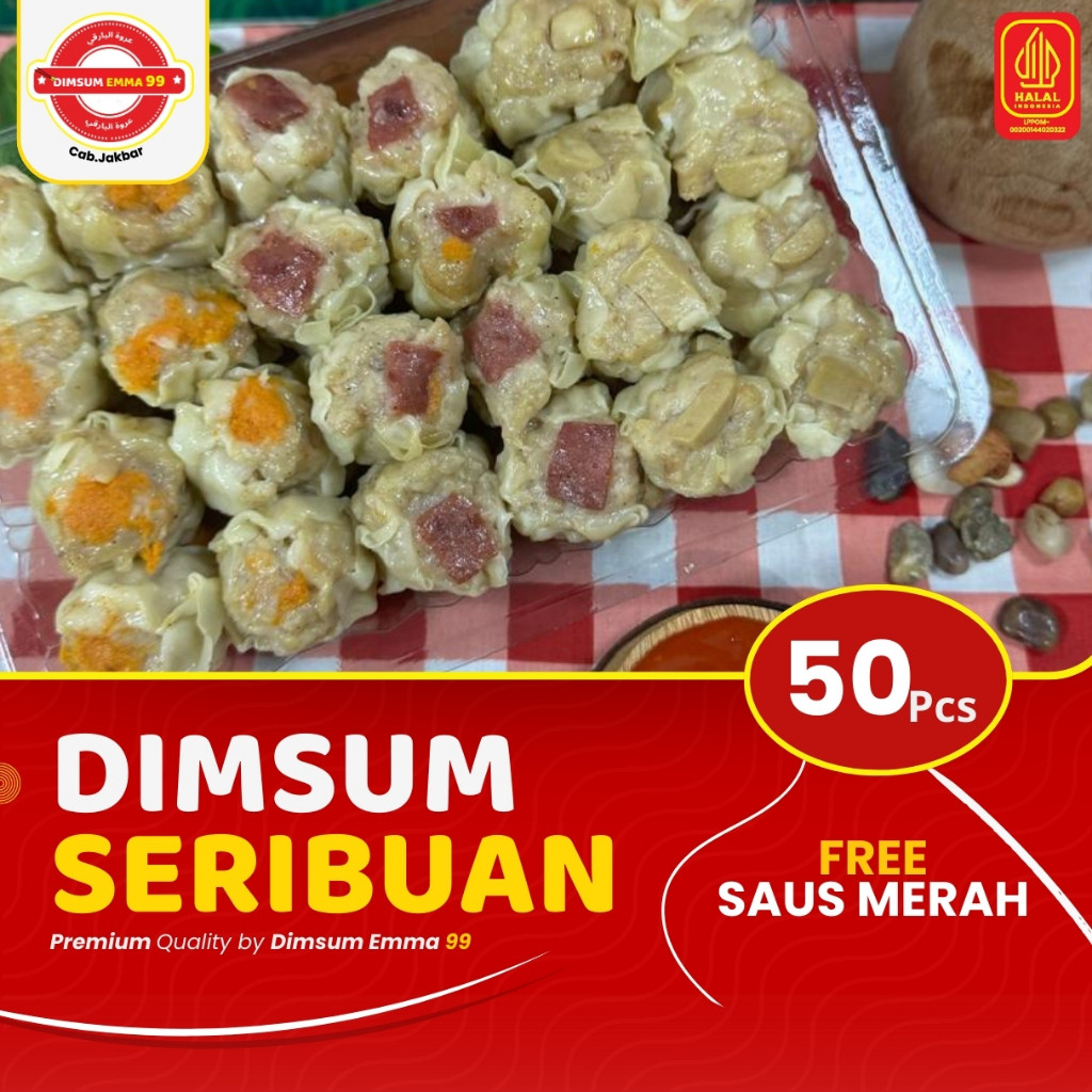 

New!! Kemasan Twinwal Dimsum Mini Frozen & Hangat Isi 50 Pcs Gratis Saos Merah