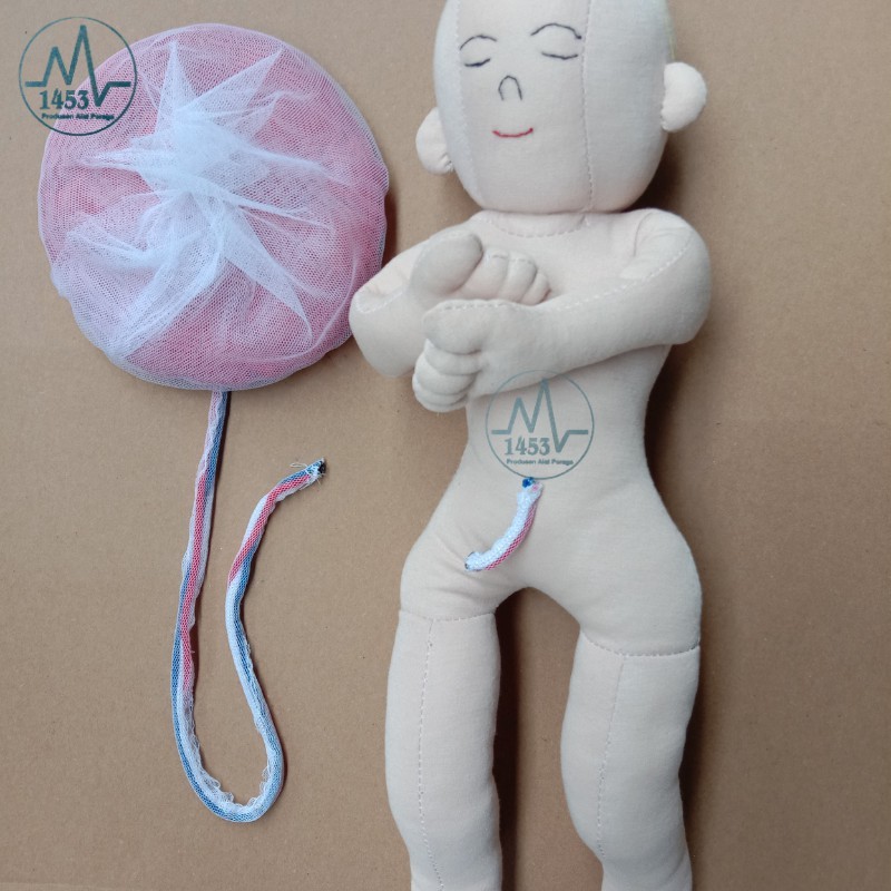 Bayi Dan Plasenta Bahan Kain | Alat/Peraga/Phantom/Manikin/Akper/Kebidanan