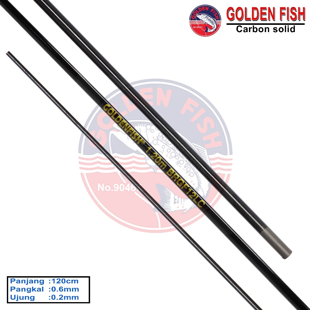 BLANK ROD GOLDENFISH CARBON SOLID