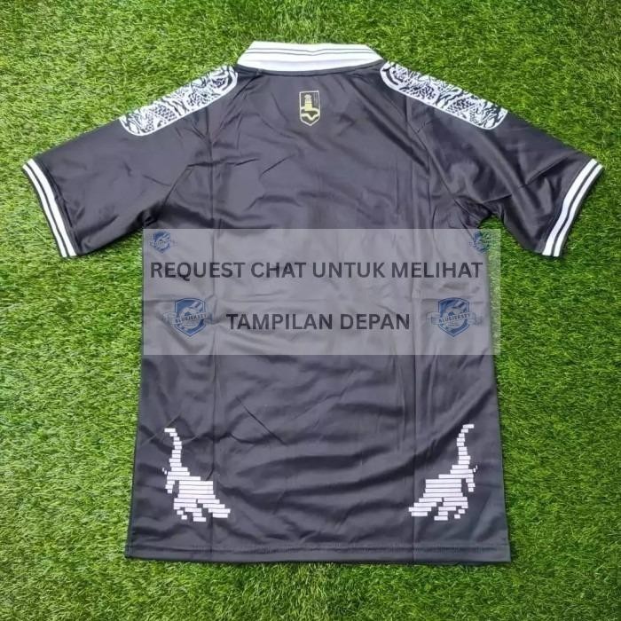 JERSEY BAJU BOLA SUWON FC 4TH HITAM 2024/2025 FANS VERSION