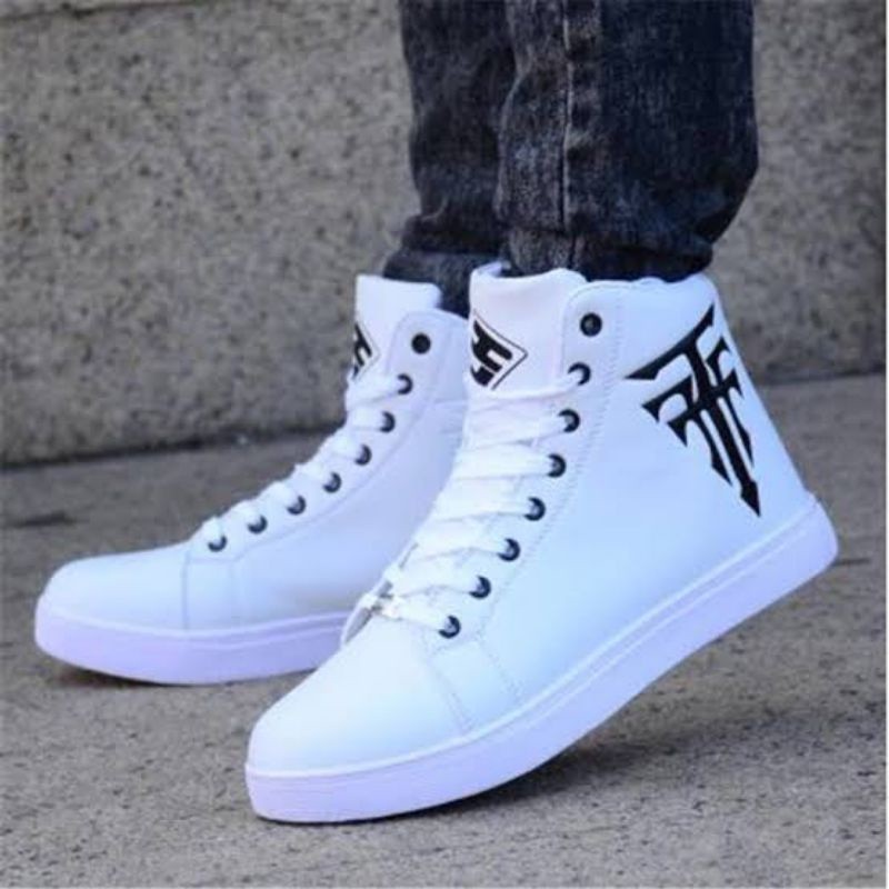 Sepatu Sneakers Tinggi Pria Vulkanis Fashion _HRs