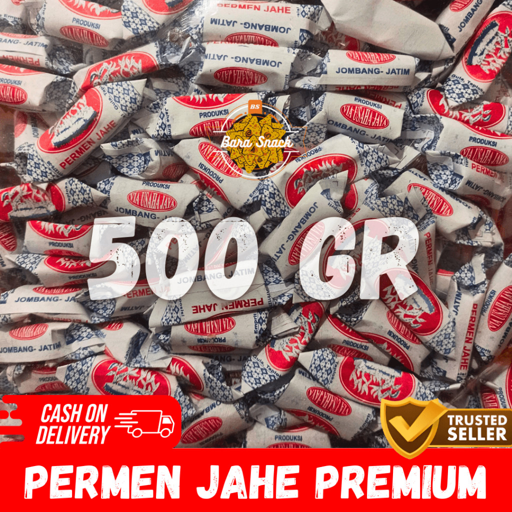 

[ 500gr ] Permen Ting-Ting Jahe / Permen Jadul Jahe Premium / Camilan Snack Kiloan
