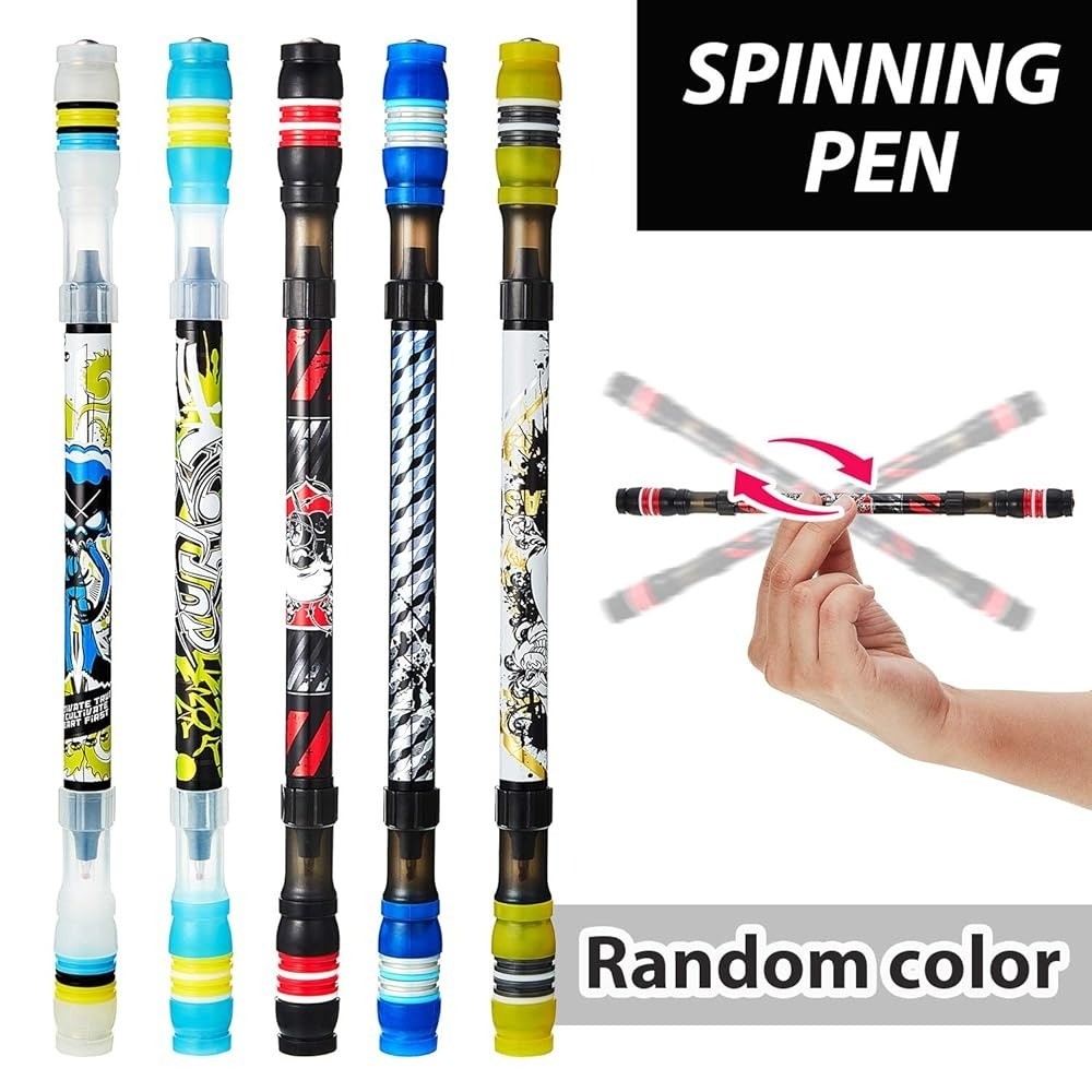 

Pulpen Spinner Pena Akrobatik Alat Permainan Keseimbangan Jari Rotating Spinning Pen Juggling Mini Freestyle Spinning Mod Bolpoin