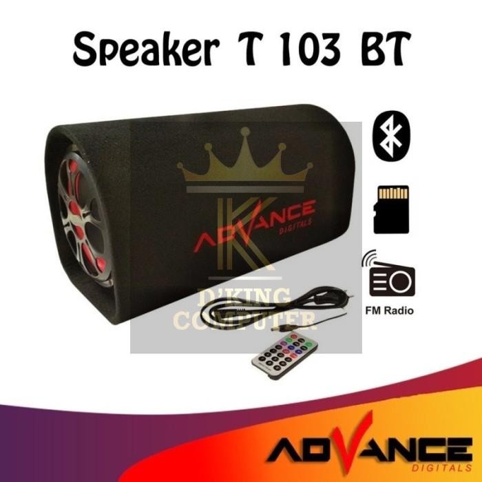 T-103BT Bluetooth 8" Speaker Subwoofer Advance Karaoke Radio T103BT