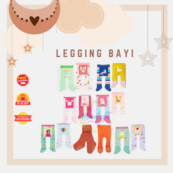 Legging Bayi Warna Ploso | Cotton Rich Tighs | Carterlove