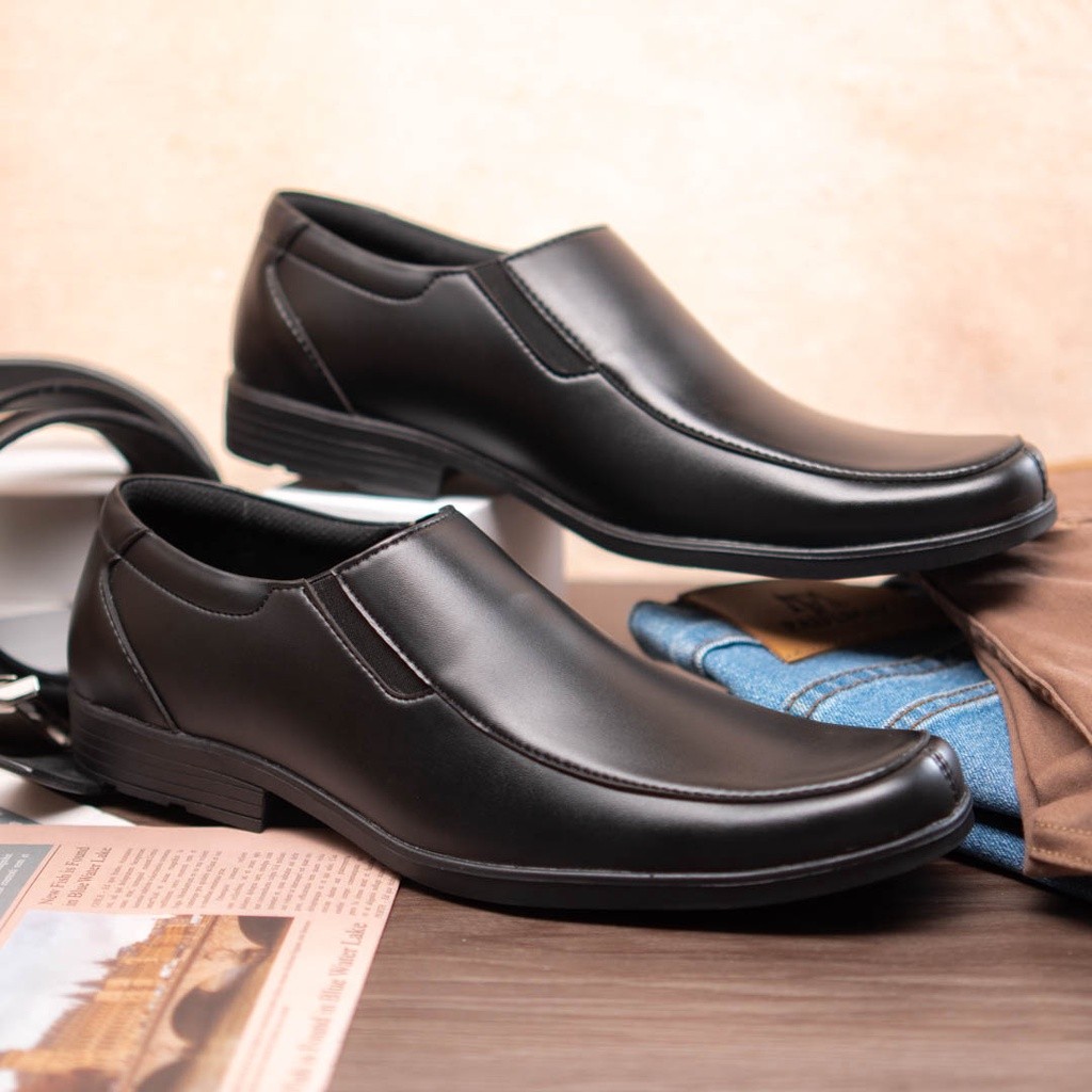 [PREMIUM ORIGINAL] PAULMAY - Sepatu Formal Pria Milan 78 - Black