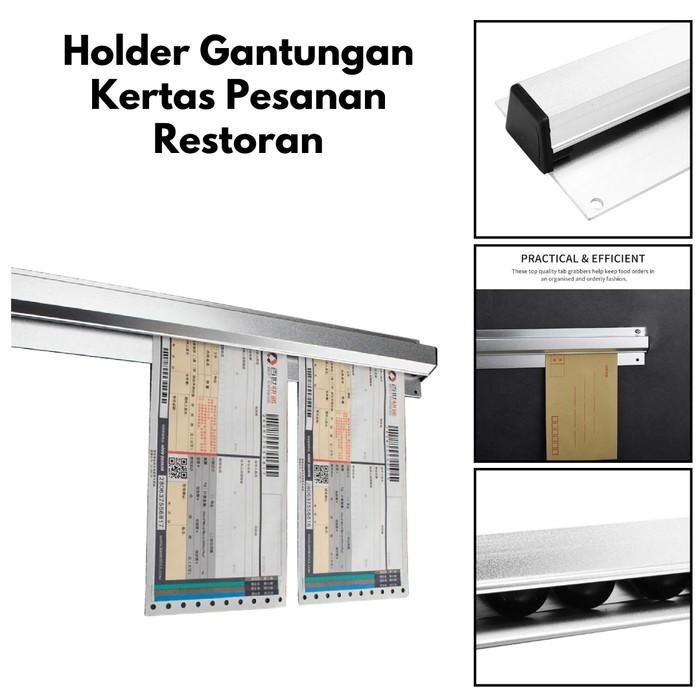 

GMGY Holder Gantungan Kertas Pesanan Restoran Menu Order Bill J0WA32