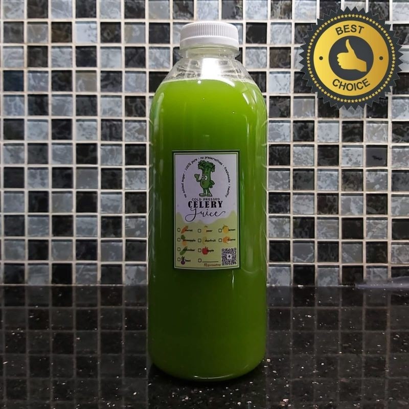 

Jus Seledri / Celery Juice 1 Liter pure COLD PRESSED