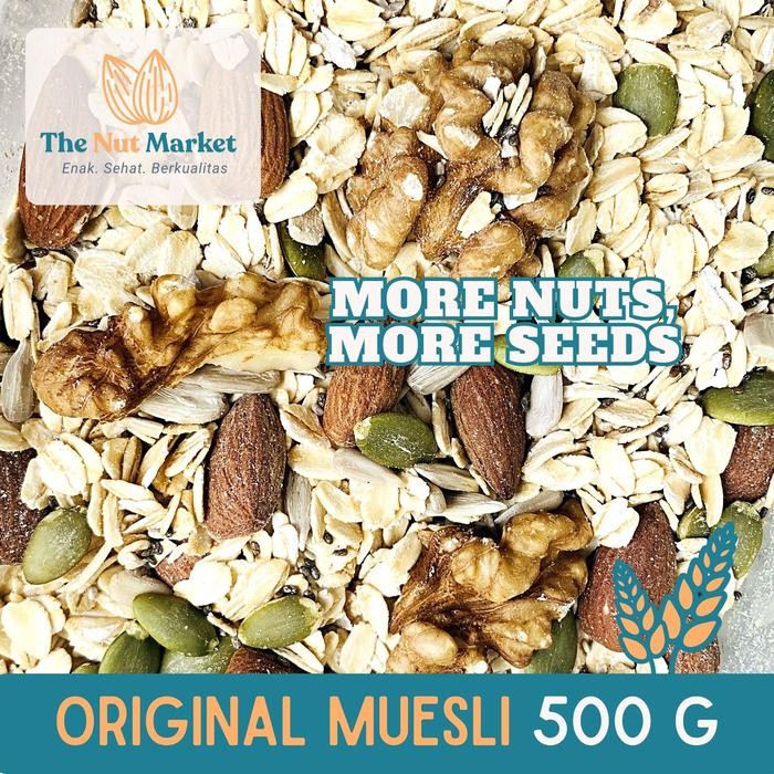 

Omega-3 Muesli 1kg, Sarapan sehat terjangkau - 500 gram