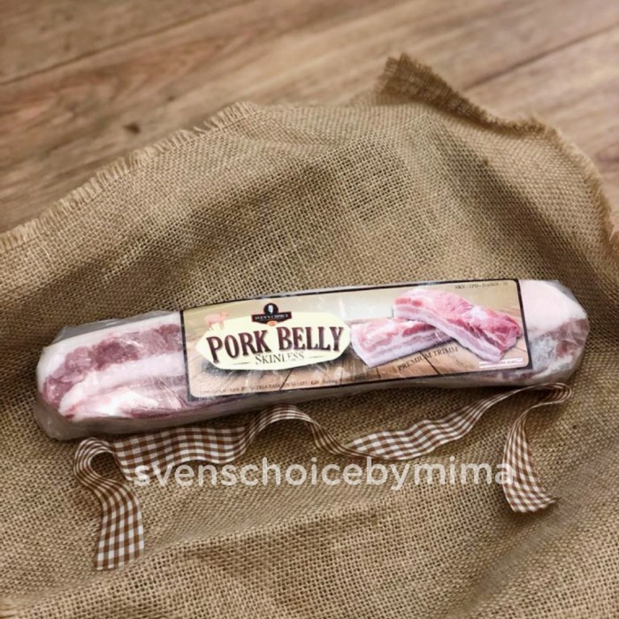 

Sven's Choice Pork Belly Skinless Tanpa Kulit
