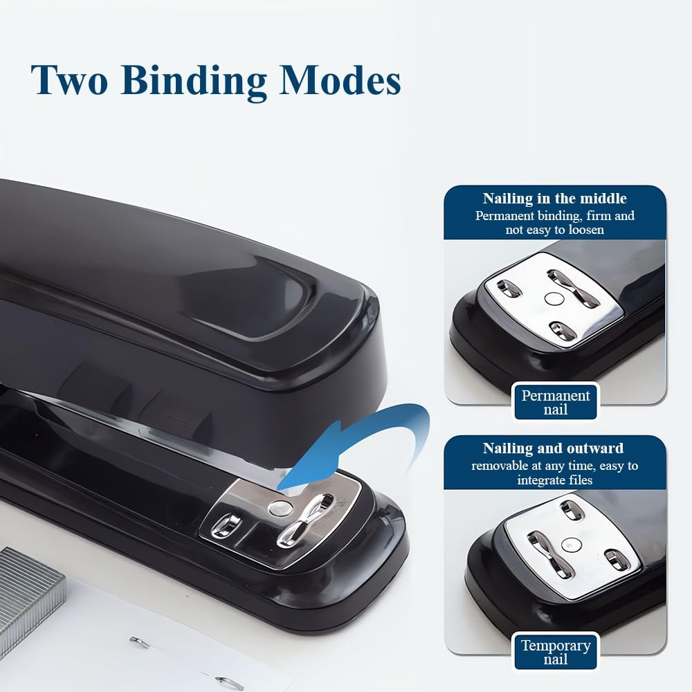 

AIHAO Desktop Stapler Portable Stapler with 25 Sheet Capacity, Two Binding Modes, Classic Staplers with 1000 Staples, Durable