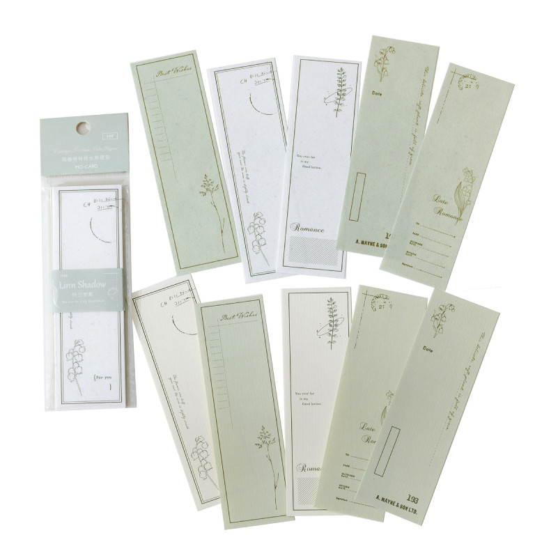 

30pcs/lot Memo Pads Material Paper let's listen to the wind Junk Journal diary Scrapbooking Cards Background Decoration Paper