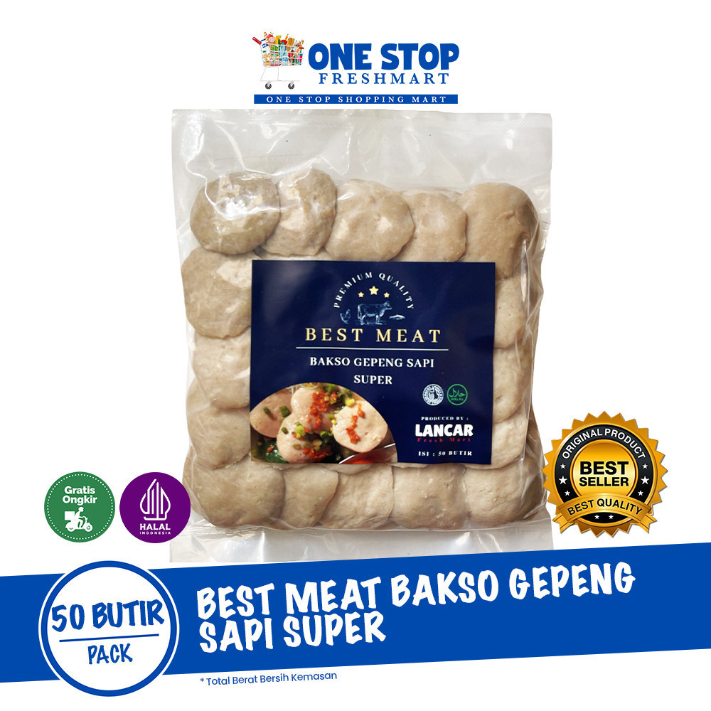 

BEST MEAT BAKSO GEPENG SAPI SUPER ISI 50