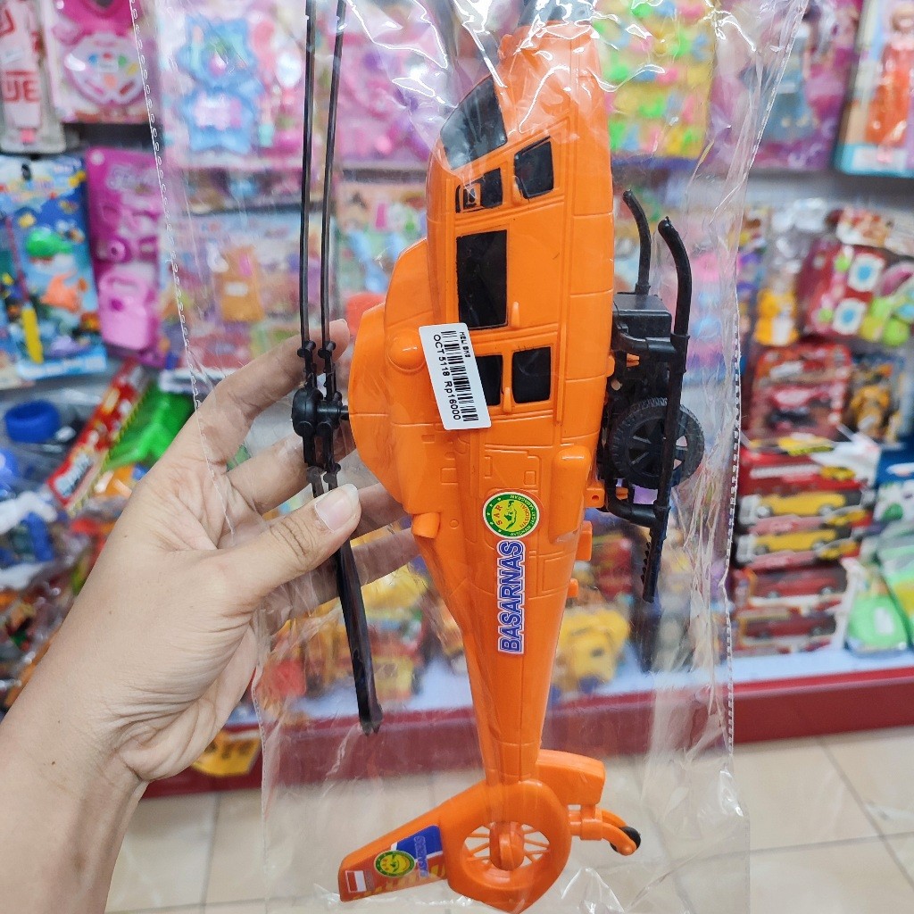 OCT 5118 Mainan Helikopter Basarnas Tarik Mainan Murah