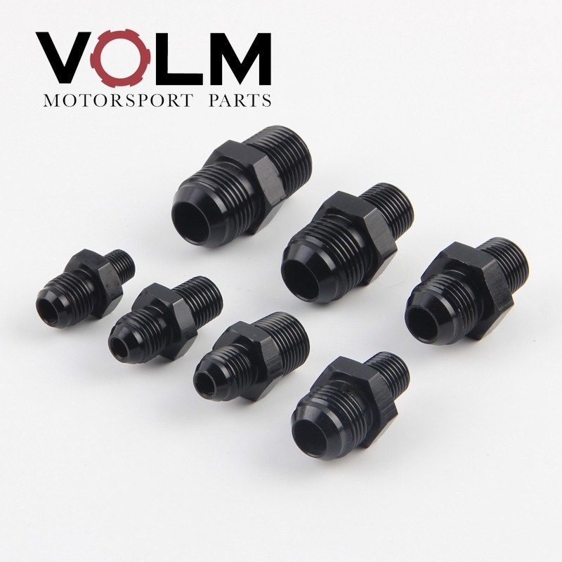 Male AN6 AN8 AN10 -6AN 8AN 10AN 1/4 NPT 1/8 NPT 3/8NPT Straight Adapter Flare Fitting auto hose fitt