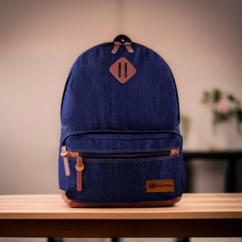 TAS RANSEL SABLON FUNK KREN TAS BACKPACK BAHAN JEANS DISTRO TAS RANSEL SEKOLAH KERJA PRIA WANITA