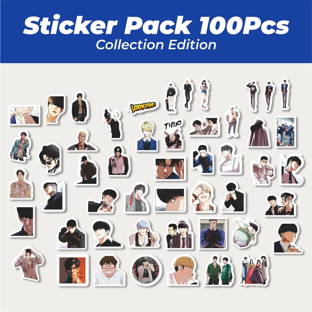 

Hot Stiker Webtoon Lookism Stiker Lucu Anti Air Stikers Berperekat Waterproof Sticker Decal Buat Motor Helm Buku Journal Koper Casing HP Laptop Botol Minum