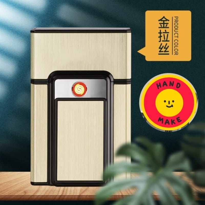 Korek Api Elektrik Tempat/Kotak Rkk+Korek Elektrik Charging Usb Bisa CodCO