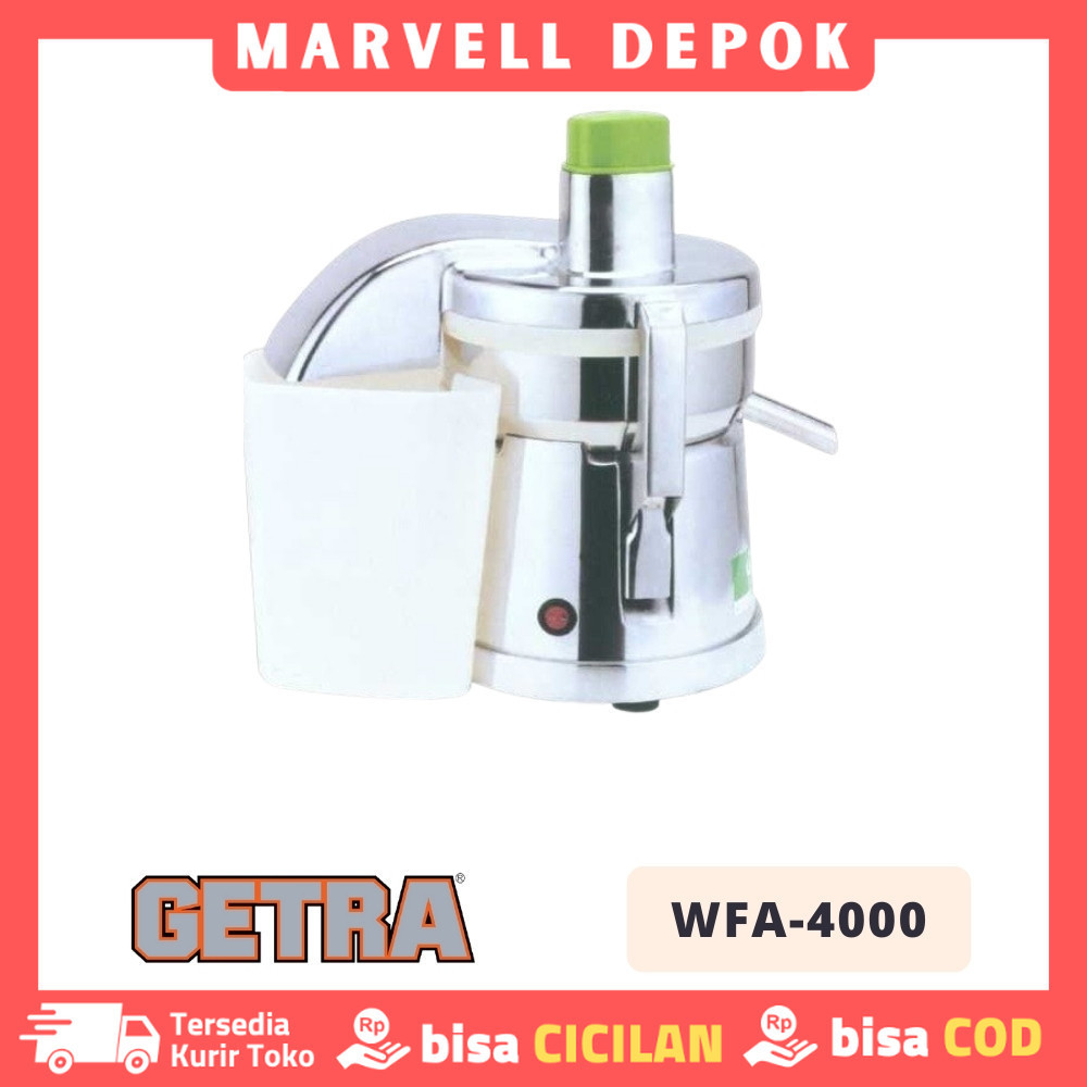 JUICER EXTRACTOR GETRA WF-A4000 MESIN PEMISAH SARI BUAH DENGAN AMPAS WFA 4000