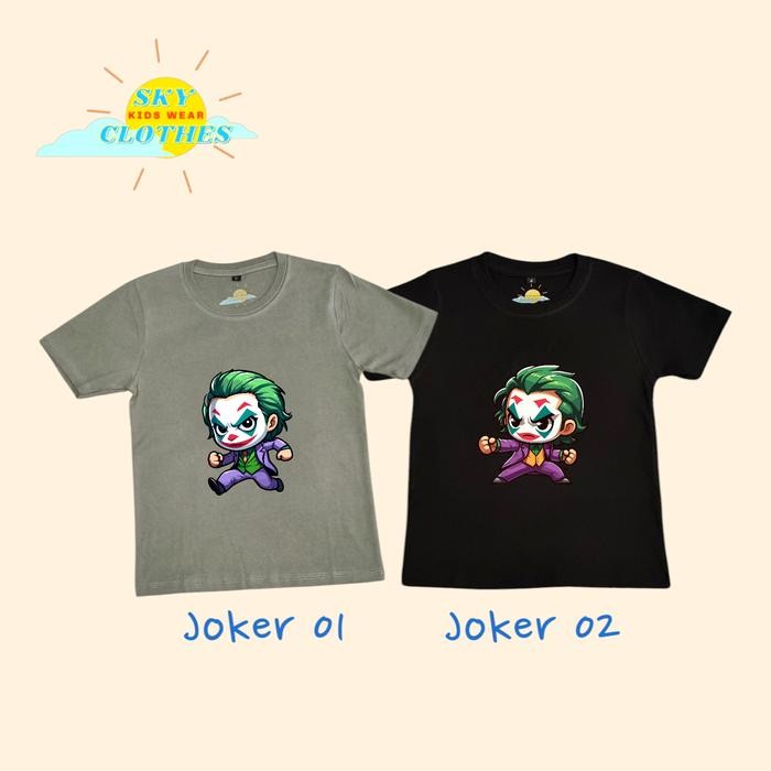 Kaos Anak Joker Kaos Joker - 1-2 tahun, Hitam