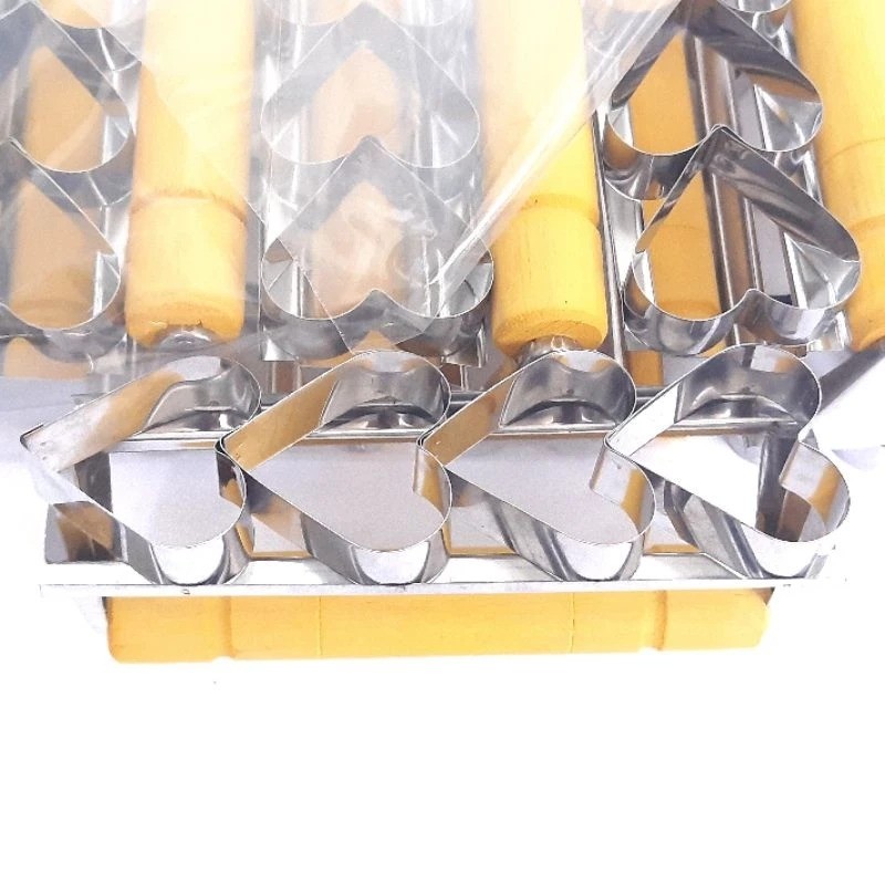 CETAKAN KUE KERING KASTENGEL - Motif Stick Lonjong Persegi Panjang Bintang Star Hati Heart Sakura Bu