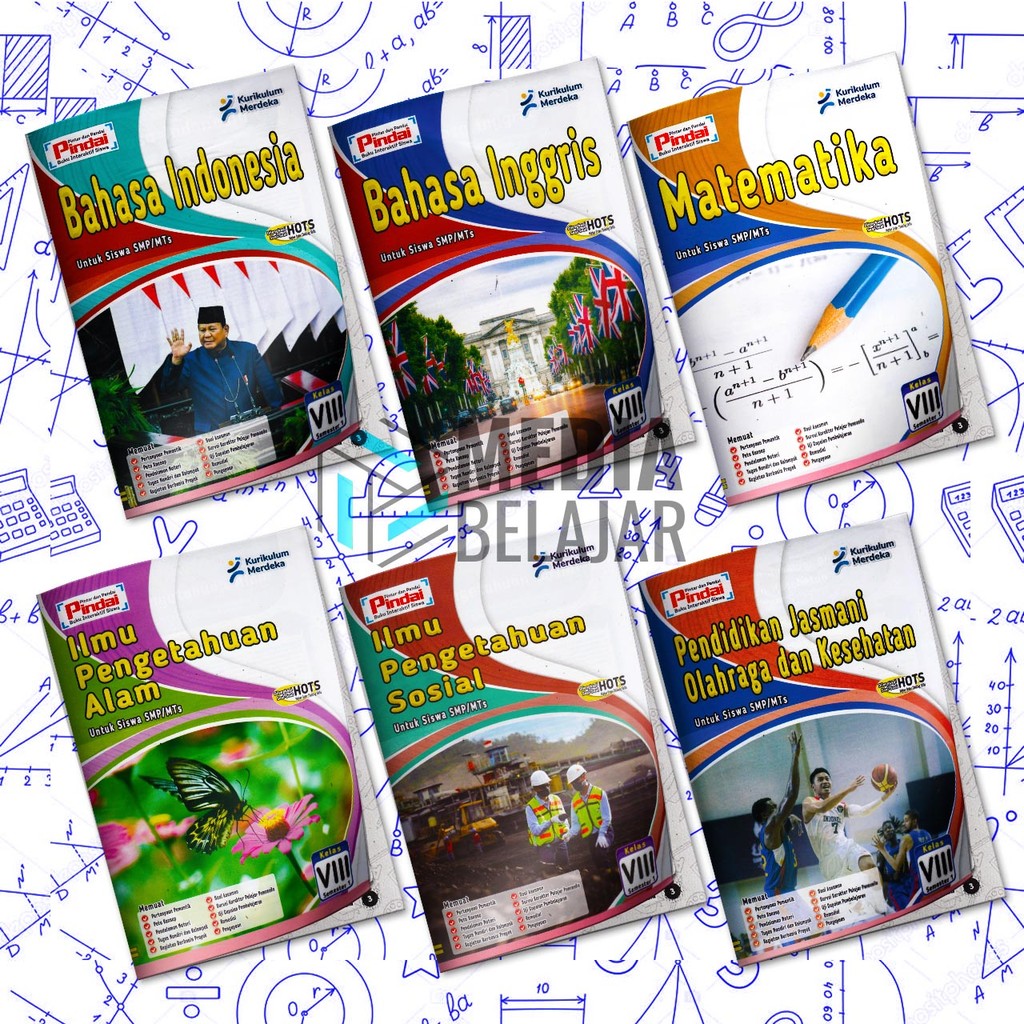 LKS Pindai SMP Kelas 8 Kurikulum Merdeka Arya Duta Semester 1