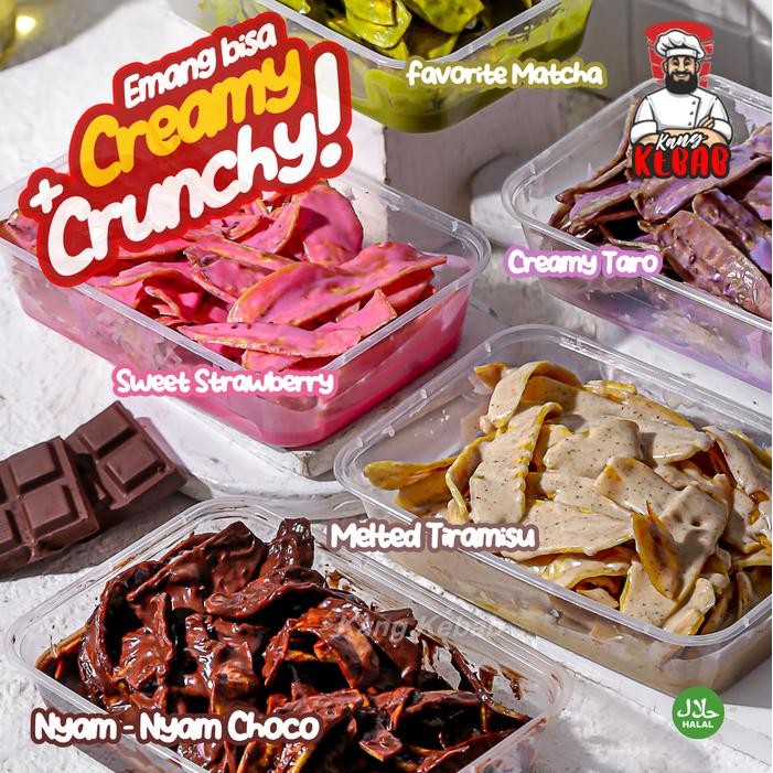

KRIPIK PISANG LUMER COKLAT CEMILAN KEKINIAN BY KANG KEBAB - YAM YAM CHOCO, 500ml