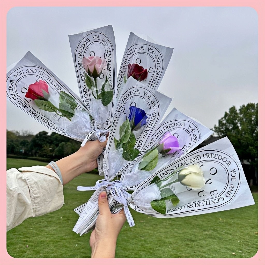 

[ISI 20 LEMBAR] PLASTIK SINGLE FLOWER SINGLE STALK ROSE BUNGKUS PLASTIK BUNGA SATUAN BUNGA WISUDA TANGKAIAN PLASTIK BUNGA ECERAN PLASTIC