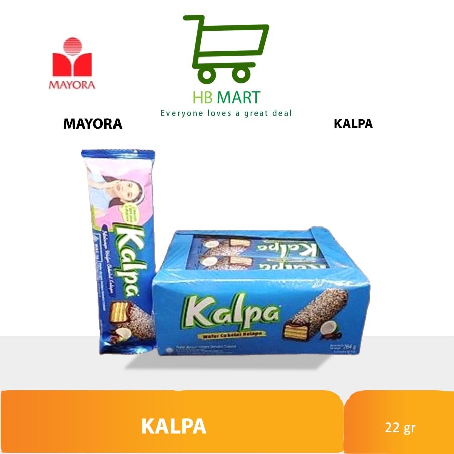 

WAFER KELAPA KALPA 22 GRAM wafer kelapa. BOX ISI 12 PCS 22 gr