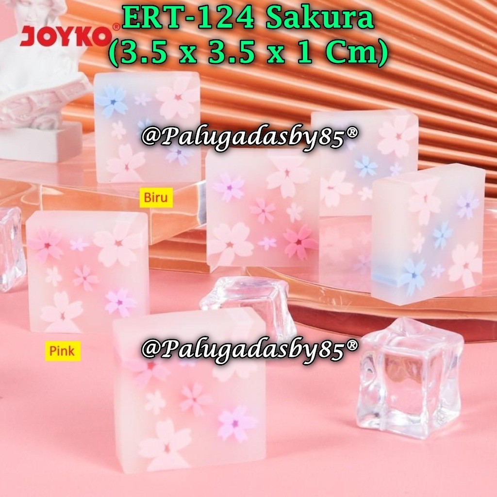 

(1 Pak/36) GROSIR Penghapus JOYKO ERT-124 Sakura / Penghapus Eraser Joyko ERT-124 Sakura (Pak/36)
