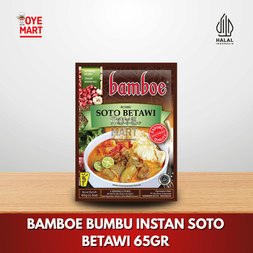 

BAMBOE BUMBU INSTAN SOTO BETAWI 65GR