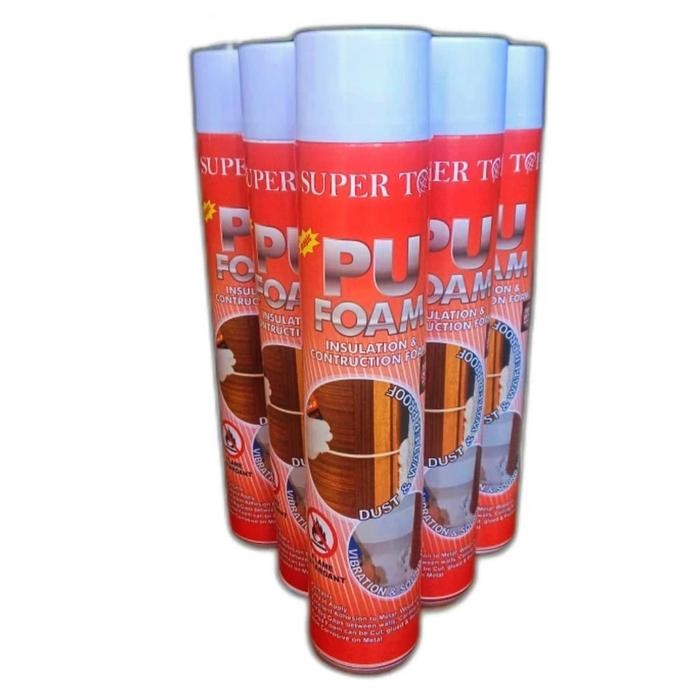 

Super PU Magic Foam Insulation Construction Foam Insulation 750gr - TUTUP PUTIH Terlaris