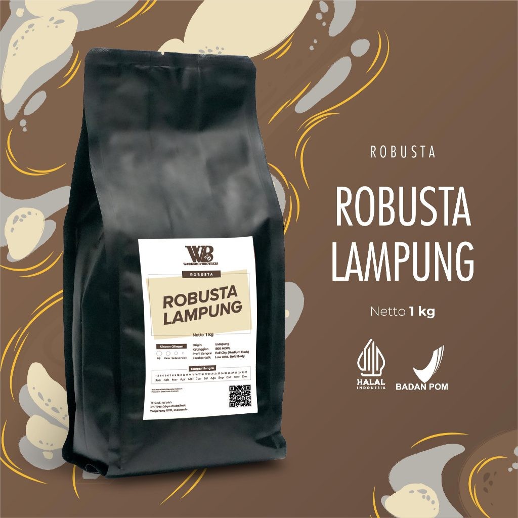 

Workshop Brother Kopi Robusta Lampung 1kg - Robusta Lampung Coffee