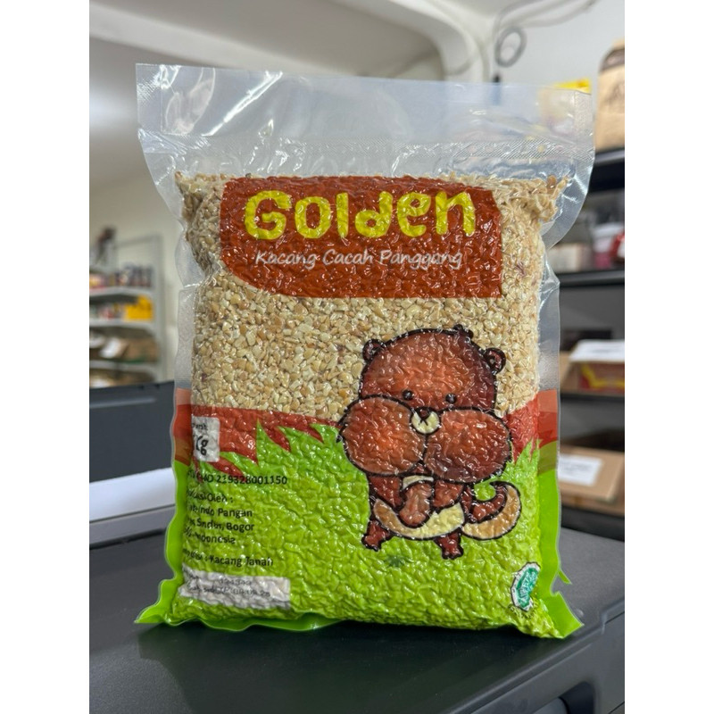 

Golden kacang cacah panggang / kacang cincang panggang 1kg