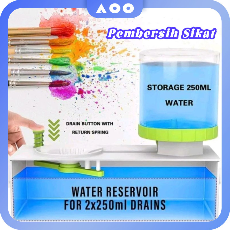 

brush rinser paint brush/brush rinser paint/pembersih kuas lukis/pembersih kuas cat/brush cleaner/dispenser brush rinser/alat pembersih kuas lukis