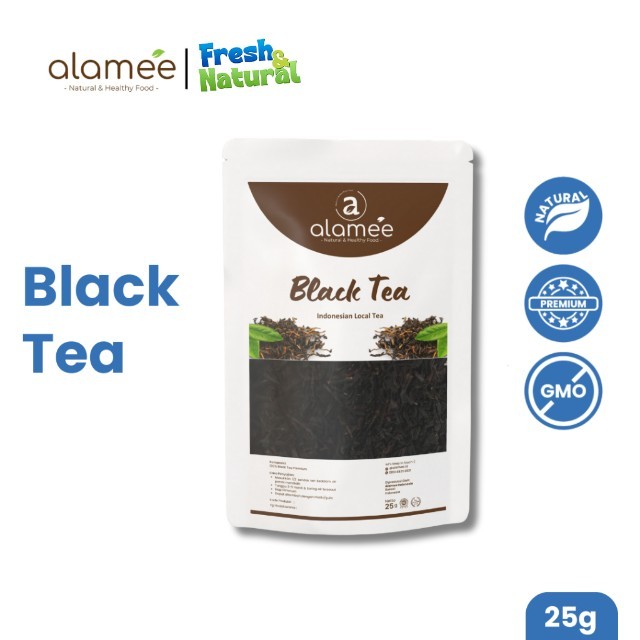 

Black Tea Teh Organic Bunga Kering Hitam Dried Alami Organik Herbal 25gr fresh and natural