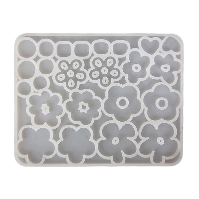 

Flower Resin Silicone Molds, Flower Epoxy Casting Mold DIY Floral Pendant Mould for Jewelry Necklace Earrings Keychains K3ND