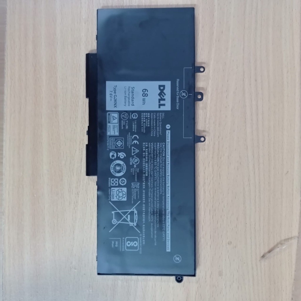 Dell Baterai Batre Laptop Dell Latitude 5580 5480 5280 5290 5490 GJKNX original