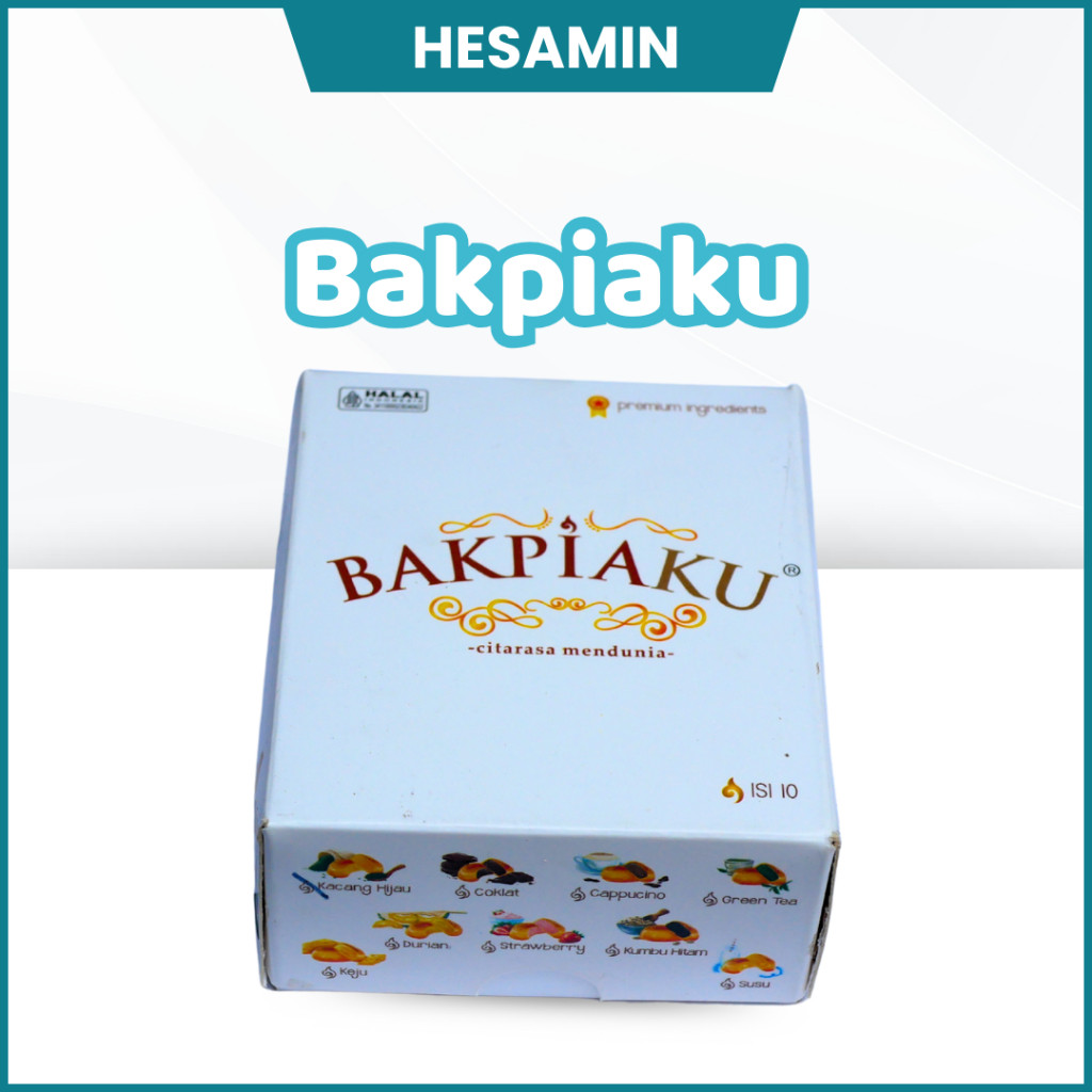 

Bakpiaku | Isi 10 dengan Aneka Varian rasa - Asli JOGJA