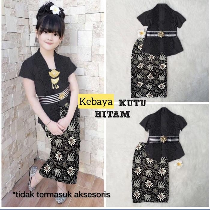 Kebaya Anak Perempuan Modern Set Kebaya Anak TK SD Setelan Kebaya Kutubaru Anak Cewek Baju Kebaya An