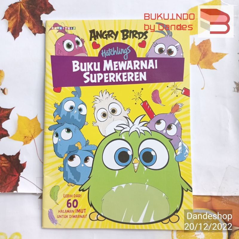 Angry Birds Hatchlings Buku Mewarnai Superkeren - BUKU ANAK