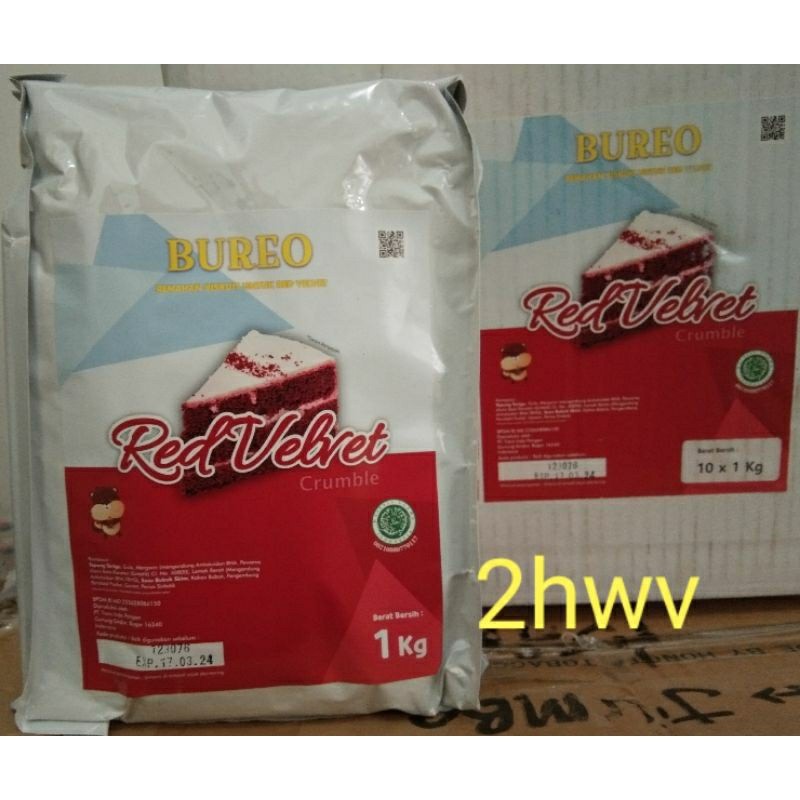

Cookies Crumble Redvelvet Halus 1 Kg (Bureo)