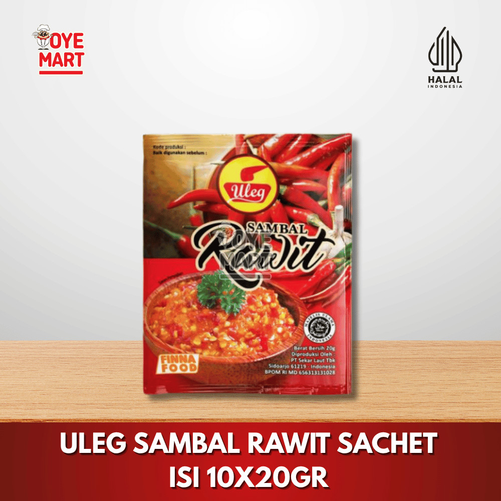 

ULEG SAMBAL RAWIT SACHET ISI 10X20GR