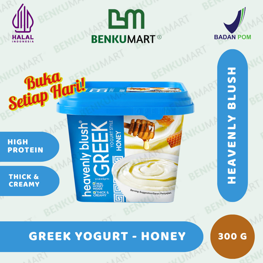 

Heavenly Blush Greek Yogurt Honey (300 gr) | Greek Yoghurt HONEY (300 ml)