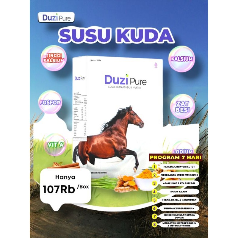

Asli Susu Kuda Duzi Pure Original